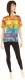 MAGLIA IN COTONE RIB MANICA CORTA TIE DYE, RIGHE C