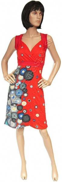 VESTITO MAGLINA DI COTONE E VISCOSA, INCROCIATO DA