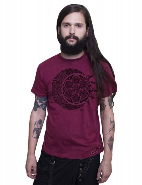T-SHIRT UOMO COTONE - STONEWASHED CON STAMPA T-SHIRT IN COTONE CON SCOLLO ROTONDOTINTA UN - com Etnika Slog d.o.o.
