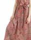 VESTITO LUNGO CON SPALLINE STRETTE.IN MISTOS