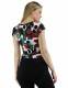 TOP MAGLINA IN COTONE E VISCOSA, CON MANICA CORTA,