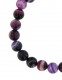 BRACCIALETTO IN PIETRA DURA ELASTICO, SFERE DIAMET