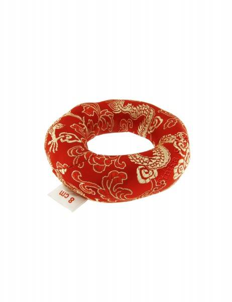 CUSCINO AD ANELLO IN BROCCATO PER CAMPANE TIBETANE