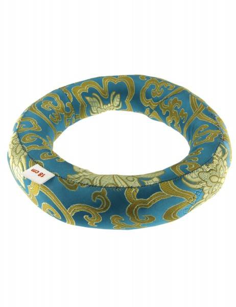CUSCINO AD ANELLO IN BROCCATO PER CAMPANE TIBETANE