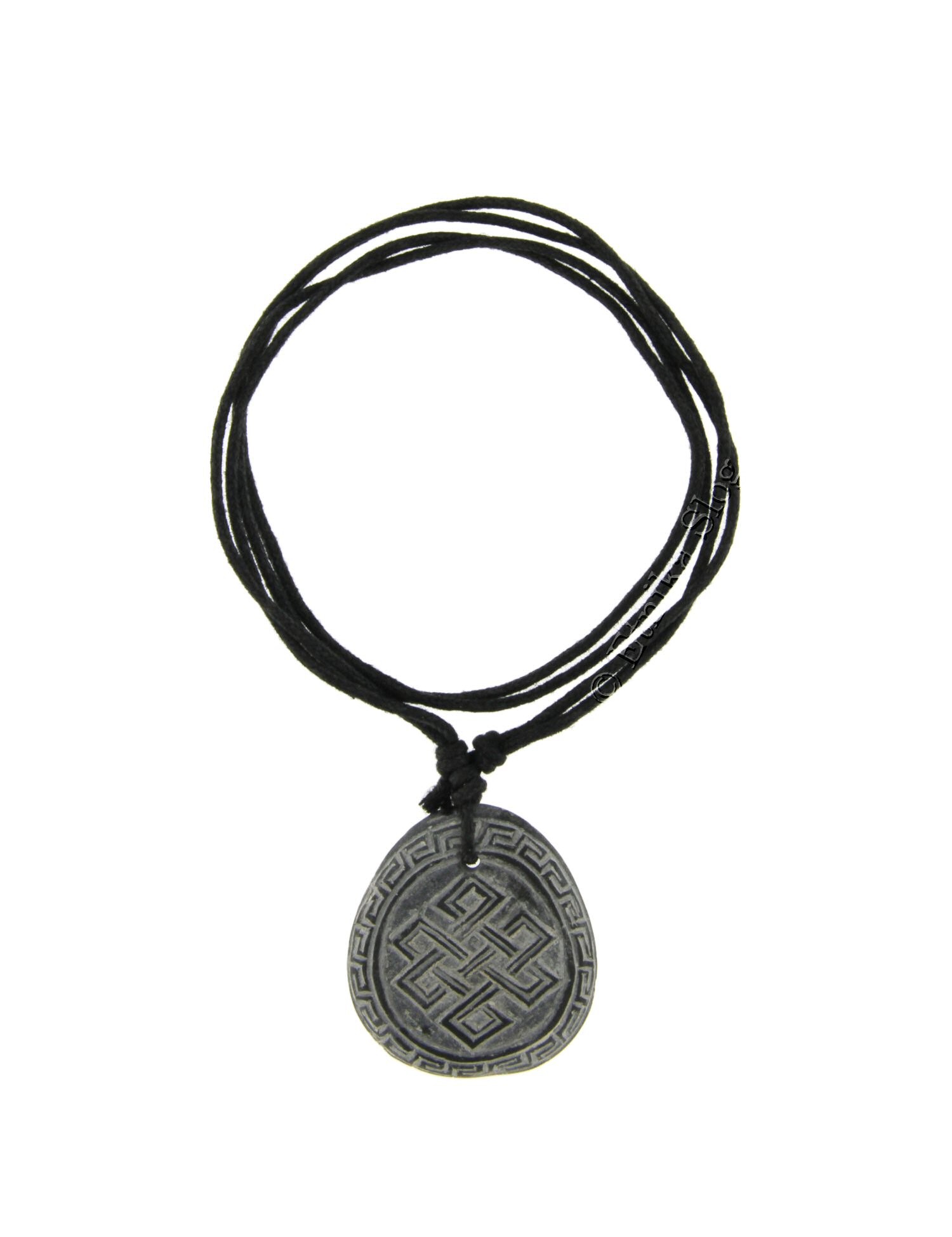 COLLANA CORDONCINO NERO CON PENDENTE IN PIETRA DUR COLLANA CORDONCINO NERO CON PENDENTE IN PIETRA DUR