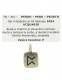 PENDENTE IN METALLO RUNA CELTICA.MISURA CIRC