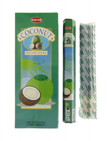 INCENSO HEM, FRAGRANZA&nbsp;COCCO.CONFEZIONE DA