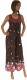 VESTITO DI MAGLINA LUNGO, DI COTONE CON VISCOSA, S