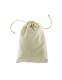 SACCHETTO PORTAGIOIE IN COTONE BIANCO.MISURA