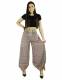 PANTALONI CON FASCIA ELASTICA.IN MISTOSETA I