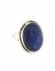 ANELLO IN ARGENTO LAVORATO&nbsp;CON PIETRA DURA LAPISLA