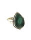 ANELLO IN ARGENTO LAVORATO&nbsp;CON PIETRA DURA MALACHI