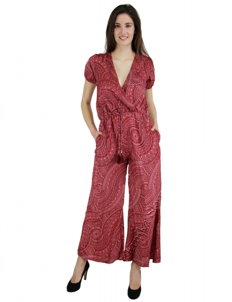 TUTA JUMPSUIT / PANTAVESTITO IN SETA / VISCOSA - oriente-import.it