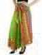 VESTITO/GONNA LUNGA IN COTONE E VISCOSA, LACCI A C