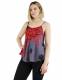 TOP IN VISCOSA STAMPATO, SPALLINE STRETTE.FR