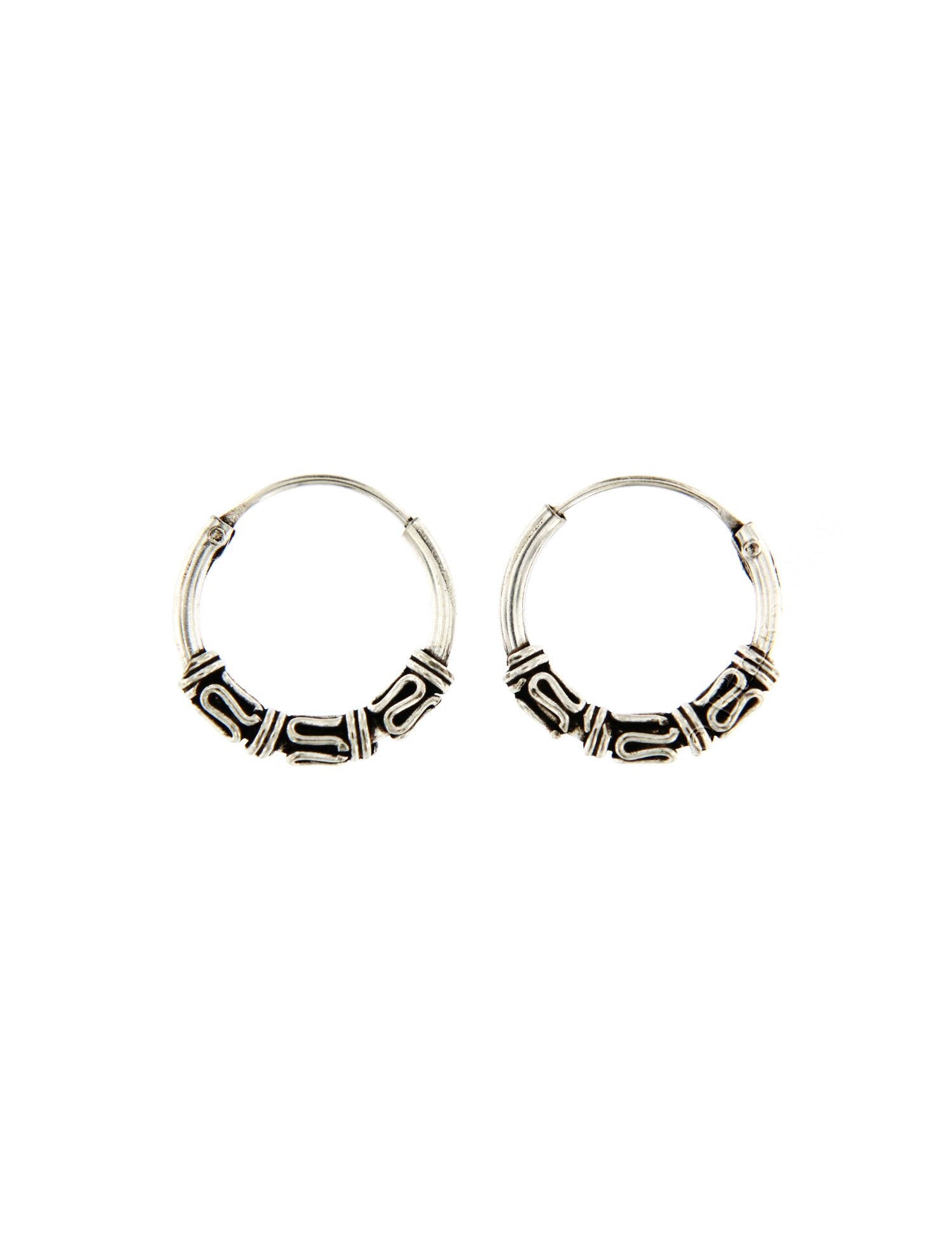 ORECCHINI CERCHIETTI ARGENTO LAVORATI.DIAMET ORECCHINI CERCHIETTI ARGENTO LAVORATI.DIAMET
