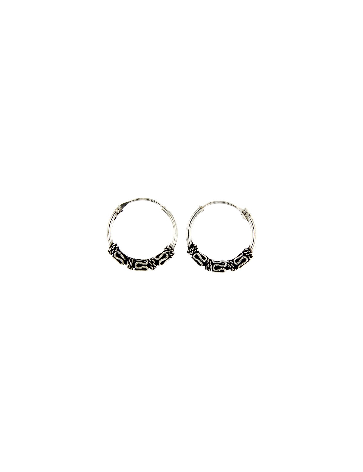 ORECCHINI CERCHIETTI ARGENTO LAVORATI.DIAMET ORECCHINI CERCHIETTI ARGENTO LAVORATI.DIAMET