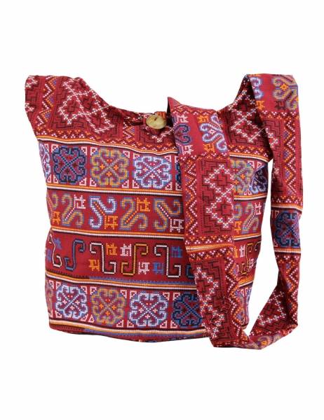 BORSA TRACOLLA A SACCA CM 35X35 IN COTONE CON STAM