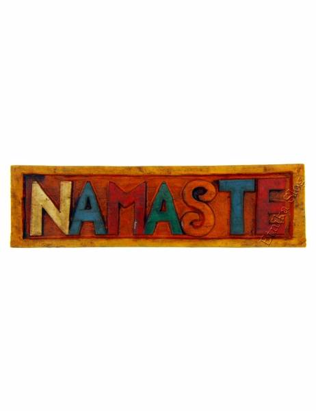 DECORAZIONE DA APPENDERE CON SCRITTA NAMASTE IN LE