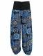 PANTALONE TURCO IN COTONE STAMPATO.ELASTICO