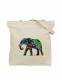 BORSA IN COTONE SPESSO , BORSA SHOPPER, COLORE B