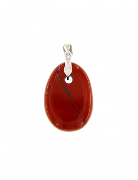 PENDENTE IN PIETRA DURA CON GANCETTO IN ARGENTO.b