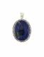 PENDENTE MONTATURA IN ARGENTO CON PIETRA DURA&nbsp;LAPI