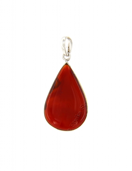 PENDENTE MONTATURA IN ARGENTO CON PIETRA DURA&nbsp;CORN