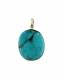 PENDENTE MONTATURA IN ARGENTO CON PIETRA DURA TURC