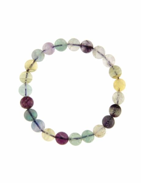 BRACCIALETTO IN PIETRA DURA ELASTICO, SFERE DIAMET
