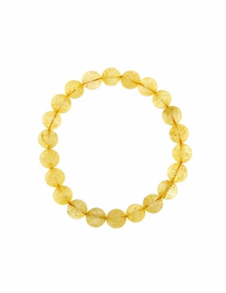 BRACCIALETTO IN PIETRA DURA ELASTICO, SFERE DIAMET