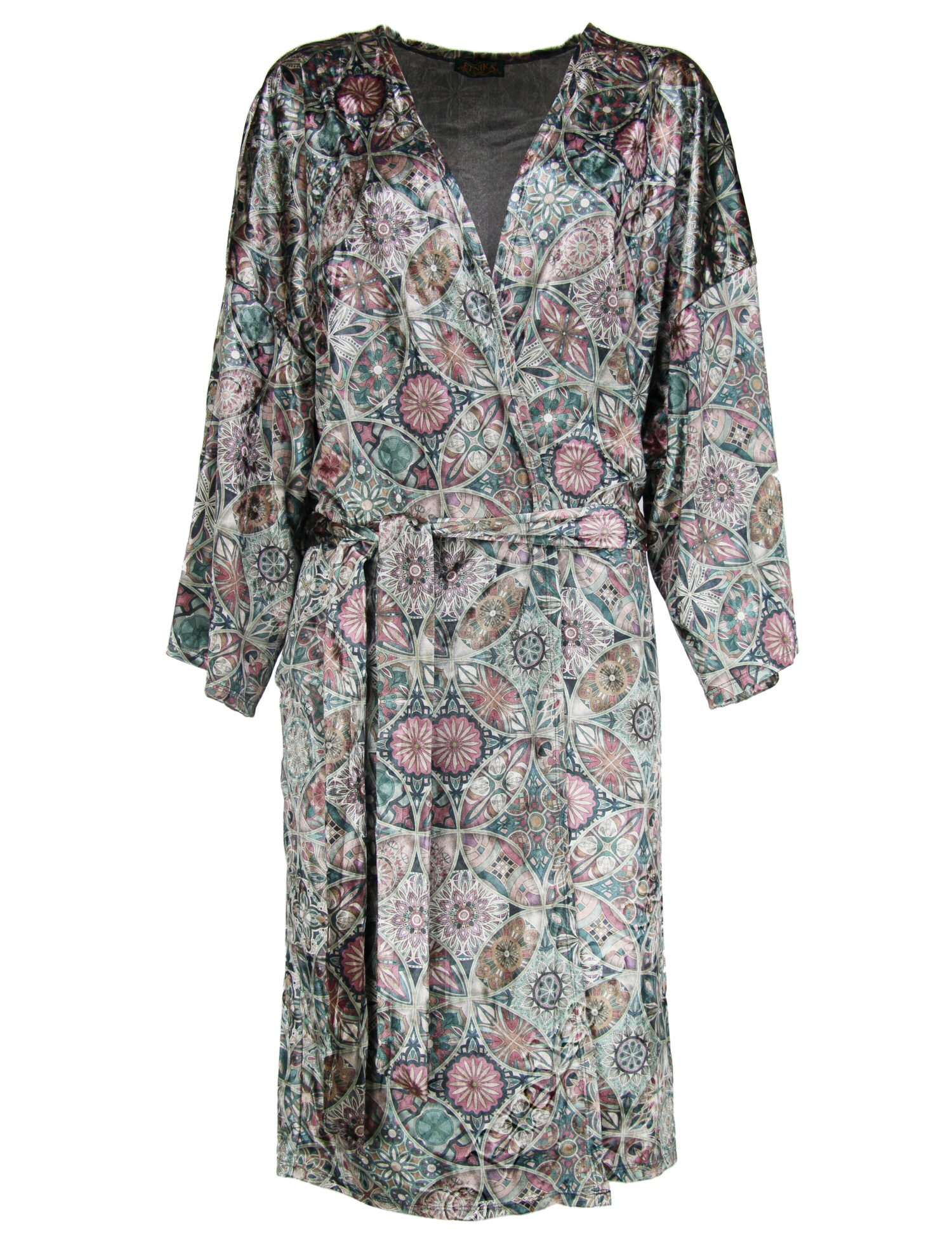 KIMONO IN VELVET CON ELASTAN , MANICHE LUNGHEbr / KIMONO IN VELVET CON ELASTAN , MANICHE LUNGHEbr /
