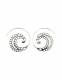 ORECCHINI ARGENTO SPIRALE LAVORATI DIAMETRO&nbsp;25 MM