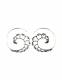 ORECCHINI ARGENTO SPIRALE LAVORATI DIAMETRO&nbsp;30 MM