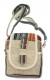 BORSA BORSELLO CANAPA E COTONE A RIGHE , TRACOLLA