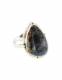 ANELLO IN ARGENTO LAVORATO&nbsp;CON PIETRA DURA&nbsp;PIETERS
