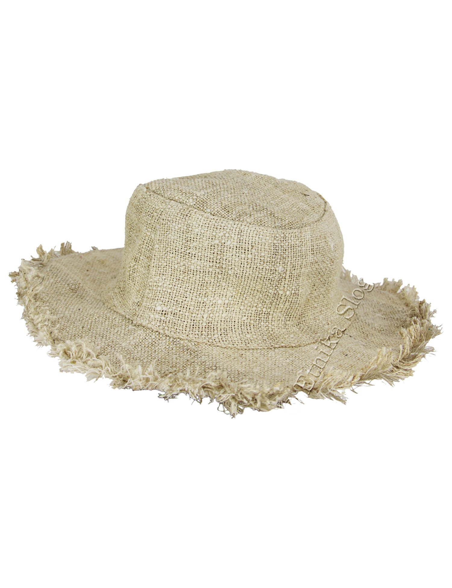 CAPPELLO IN CANAPA NATURALE CON BORDO IN METALLO M CAPPELLO IN CANAPA NATURALE CON BORDO IN METALLO M