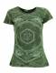 T-SHIRT / MAGLIETTA COTONE DONNA - STONEWASH CON STAMPA T-SHIRT DONNA COTONE STONEWASHED E OVERDYE CON STA - com Etnika Slog ...