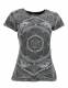 T-SHIRT / MAGLIETTA COTONE DONNA - STONEWASH CON STAMPA T-SHIRT DONNA COTONE STONEWASHED E OVERDYE CON STA - com Etnika Slog ...