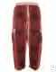 PANTALONE ALLA TURCA IN COTONE A RIGHE STONEWASH C