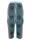 PANTALONE ALLA TURCA IN COTONE A RIGHE STONEWASH C