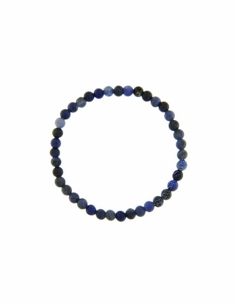 BRACCIALETTO IN PIETRA DURA -&nbsp;SODALITE - ELASTICO