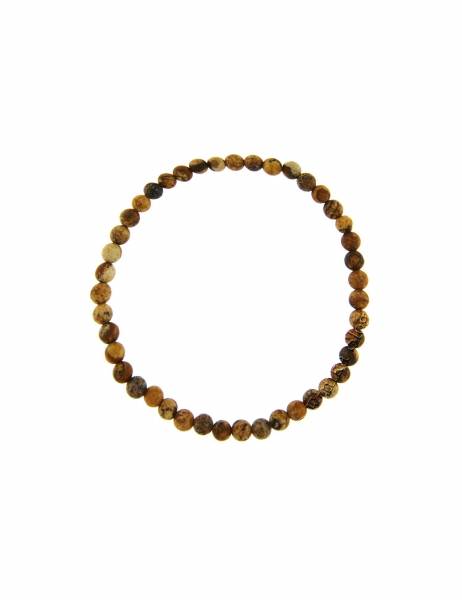 BRACCIALETTO IN PIETRA DURA -&nbsp;DIASPRO GIALLO - ELA