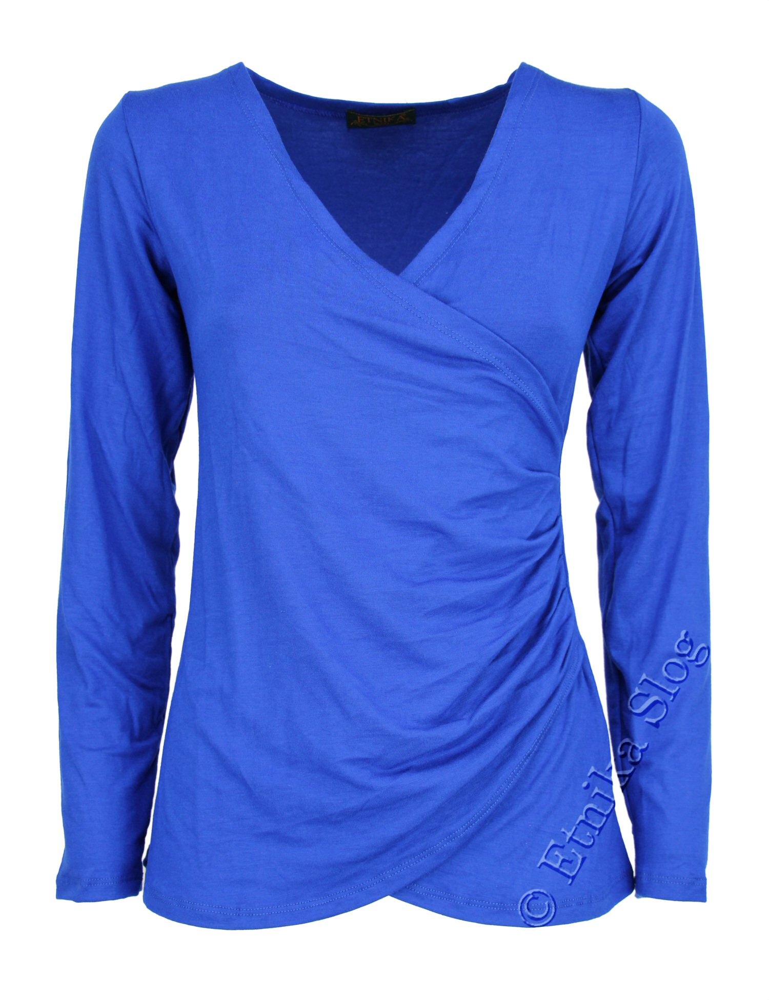 TOP / MAGLIA IN MAGLINA DI COTONE, VISCOSA ED ELAS TOP / MAGLIA IN MAGLINA DI COTONE, VISCOSA ED ELAS