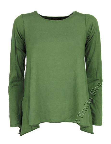 TOP / MAGLIA IN MAGLINA DI COTONE, VISCOSA ED ELAS