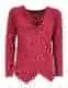 TOP / MAGLIA IN MAGLINA DI COTONE, VISCOSA ED ELAS
