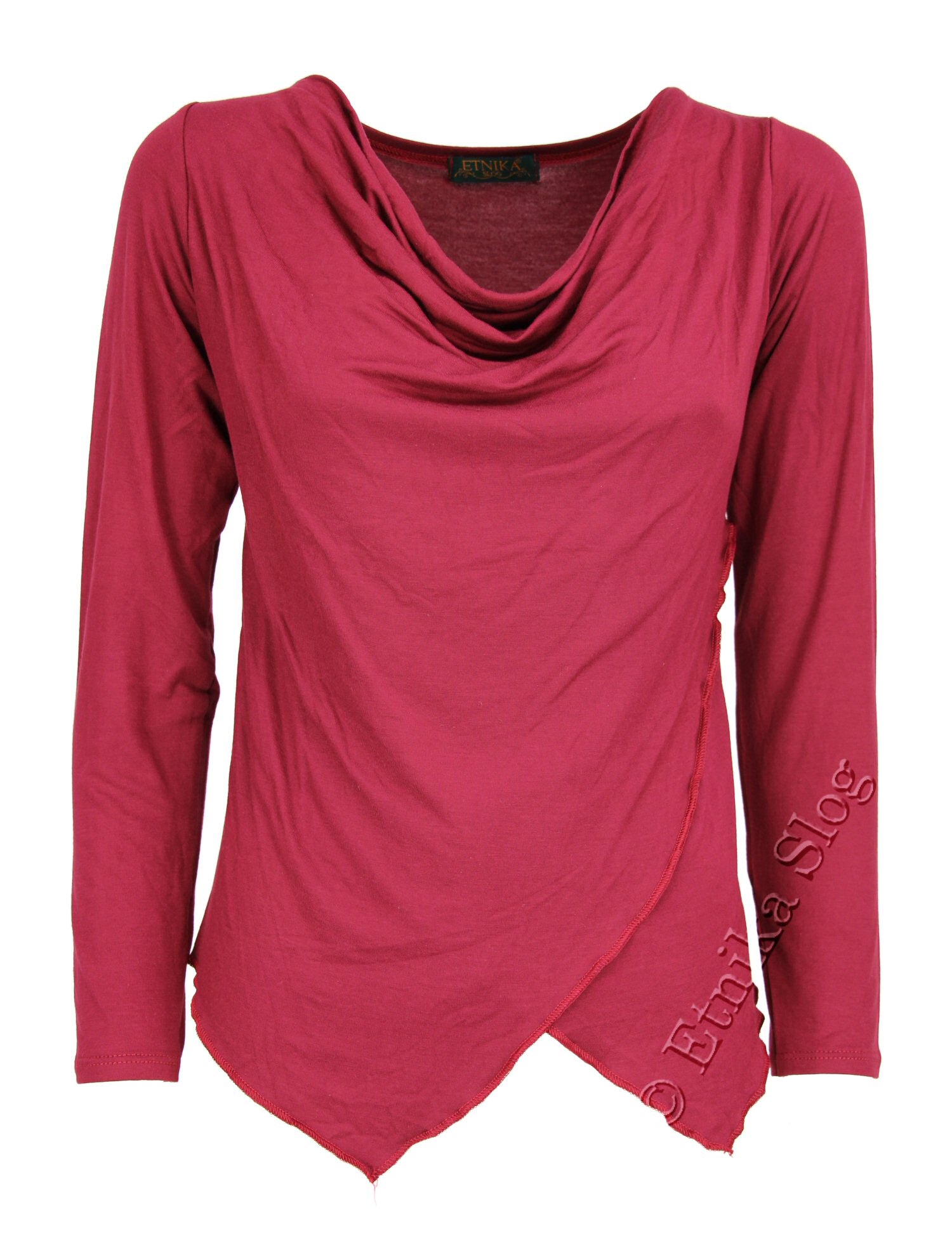 TOP / MAGLIA IN MAGLINA DI COTONE, VISCOSA ED ELAS TOP / MAGLIA IN MAGLINA DI COTONE, VISCOSA ED ELAS