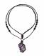 COLLANA IN COTONE CERATO CON GABBIETTA PORTA PIETR