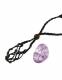 COLLANA IN COTONE CERATO CON GABBIETTA PORTA PIETR