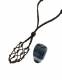 COLLANA IN COTONE CERATO CON GABBIETTA PORTA PIETR